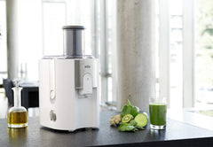 DeLonghi Braun J700 Multiquick 7 Entsafter | Hochleistungs-Entsafter-System | Groer Einfüllschacht (75 mm) | Innovatives Anti-Tropf-System | Kraftvoller 1.000 Watt Motor | silber