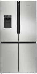 SIEMENS KF96NVPEA iQ300 Multi-Door-Kühlschrank, 183 x 91 cm, 405 L Kühlen & 200 L Gefrieren, hyperFresh längere Frische, noFrost nie wieder abtauen, superCooling schnellere Kühlung