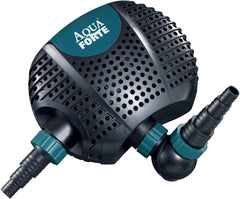 AquaForte O-20000 Plus, 200 Watt, max. Durchfluss 19 m3/Stunde, max. Förderhöhe 7 Meter, Kabellänge 10 Meter, für Wasserläufe, Wasserfälle, Springbrunnen, Filter usw, Schwarz