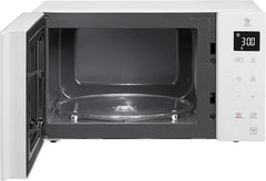 LG MH6535GIS Mikrowelle mit Inverter Technologie & Quarz Grill, 25 Liter Kapazitt, 1000 W, Automatikprogramme, einstellbare Leistungsstufen für optimales Garen und EasyClean-Funktion, Schwarz