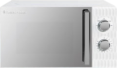 Russell Hobbs Honeycomb RHMM715G 17 Liter 700 W Grau Solo manuelle Mikrowelle mit 5 Leistungsstufen, integrierter Timer und Auftaufunktion