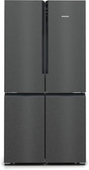 SIEMENS KF96NVPEA iQ300 Multi-Door-Kühlschrank, 183 x 91 cm, 405 L Kühlen & 200 L Gefrieren, hyperFresh längere Frische, noFrost nie wieder abtauen, superCooling schnellere Kühlung