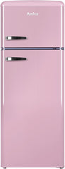 Amica KGC 15632 T Retro Kühl-/Gefrierkombination / Ice Blue (Türkis) / 144cm (H) x 55cm (B) x 62cm (T) / Retro-Design / Kühlschrank mit Gefrierfach