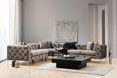 Como Left Ecksofa - Anthrazit