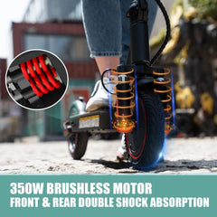 EVERCROSS EV85F E-Scooter – 350W Motor, 25 km/h, 8.5 Reifen, IP54, Klappbar