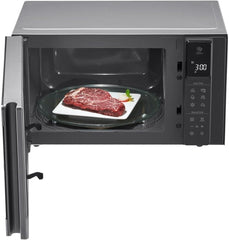 LG MS2595CIS Mikrowelle mit Smart Inverter Technologie, 25 Liter Kapazität, 1000 W, Automatikprogramme, einstellbare Leistungsstufen und EasyClean-Funktion, Silber