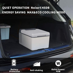 Alpicool C12 12L Cool Box 12 V Mini Fridge Electric Compressor Car Fridge Camping Freezer Box Small Portable for Car, Truck, Boat, RV with USB Connection