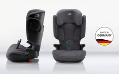 BRITAX RÖMER Kindersitz KIDFIX 2 Z-LINE, für Kinder von 100-150 cm (i-Size) mit und ohne ISOFIX, 3,5-12 Jahre, Midnight Grey