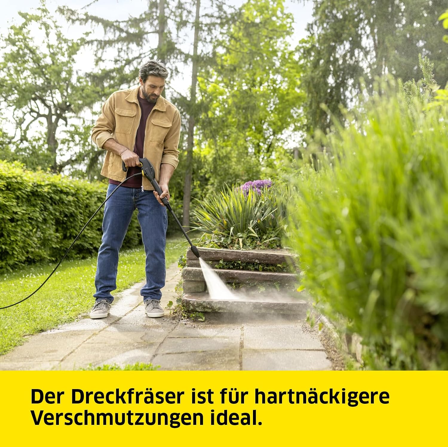 Kärcher Hochdruckreiniger K 4 Power Control Flex Home, Druck: max. 130 bar, Fördermenge: 420 l/h, Fläche: 30 m²/h, Wasserfilter, Gewicht: 11,5 kg, Hochdruckpistole, Dreckfräser, Strahlrohr, Home Kit