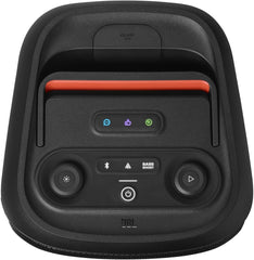 JBL Partybox Stage 120 in Schwarz – Tragbare Bluetooth-Lautsprecher-Box mit JBL Pro Sound, Lichtshow, KI-Sound-Boost und Teleskopgriff – 12 h Laufzeit