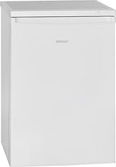 Bomann® Gefrierschrank | 85 Liter Nutzinhalt | Gefrierschrank klein mit 3 Gefrierschubladen u. Eiswürfelschale | Mini Fridge mit stufenloser Temperaturreglung | Türanschlag wechselbar | GS 2186.1 weiß