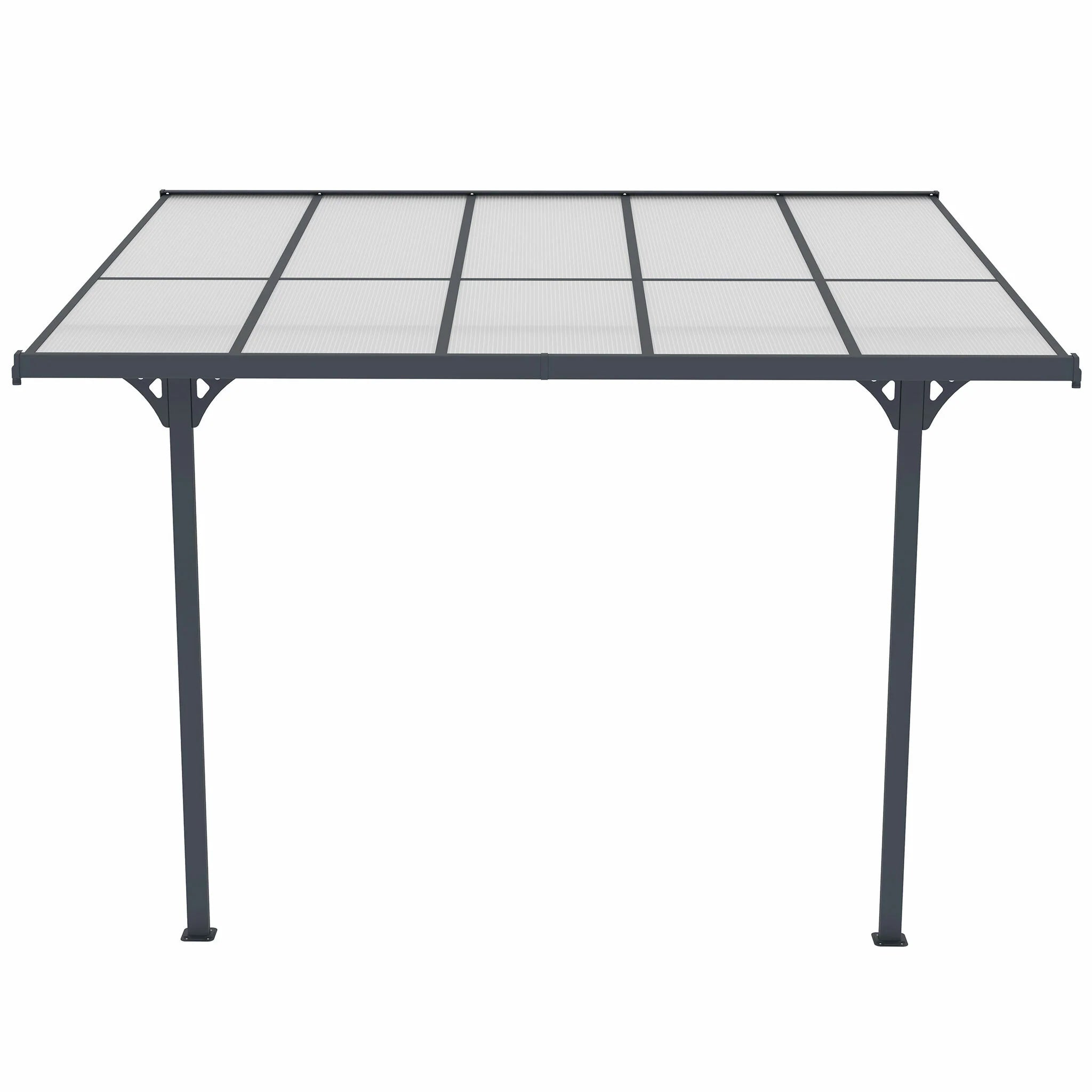 Fornorth Terrassenüberdachung 313x254x220-260cm