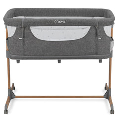 Momi SMART Bed 4-in-1 Kinderbeistellbetten bis 15 kg, Beistellbett für Babys mit Matratze, Höhenverstellbar