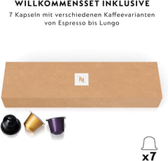 Nespresso De'Longhi EN267.BAE Citiz Kaffeemaschine mit Milchaufschäumer, Energiesparfunktion, 1710W, 1 Liter, 37.2 x 21.8 x 27.7 cm, Schwarz