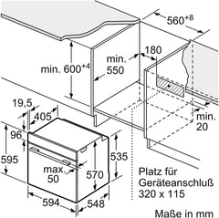 Siemens EQ522IA01, Einbauherd-Set, Bestehend aus HE517GBS4 Herd, 60 x 60 cm, 3D Heißluft, Selbstreinigung, Clip Auszug & EI645CFB6E Induktionskochfeld, Bräterzone, powerBoost, Edelstahl Rahmen
