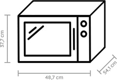 Bauknecht Jet Chef MW 179 IN Edelstahl 5in1-Multifunktionsmikrowelle/ 1000 W/ 33 L Garraum/Heißluft 1500 Watt/ Quartz Grill 1200 W/DualCrisp/ Dampfgaren/Schmelz- und Schnellauftau-Funktion
