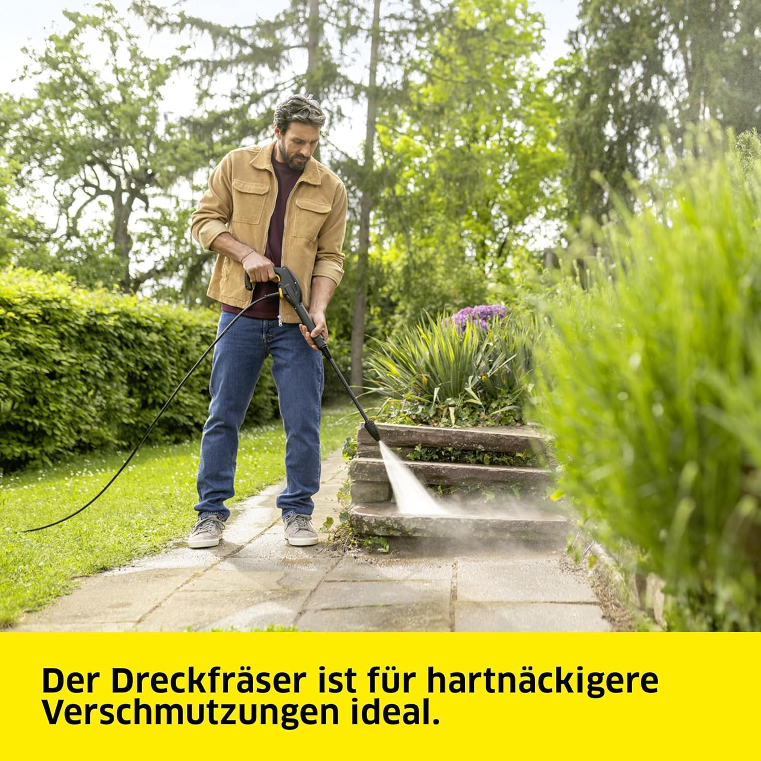 Kärcher Hochdruckreiniger K 4 Power Control Flex Home, Druck: max. 130 bar, Fördermenge: 420 l/h, Fläche: 30 m²/h, Wasserfilter, Gewicht: 11,5 kg, Hochdruckpistole, Dreckfräser, Strahlrohr, Home Kit