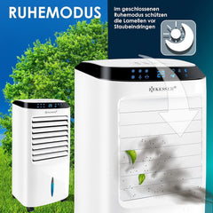 KESSER 4in1 Mobile Klimaanlage | Fernbedienung | Klimagert | Ventilator Klimaanlage | Timer | 3 Stufen | Ionisator Luftbefeuchter | Luftkühler |