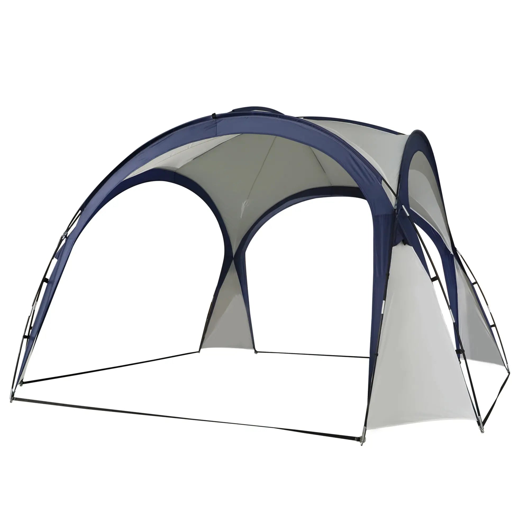 Outsunny Pavillon Gartenzelt Sonnenschutz Outdoor Glasfaser