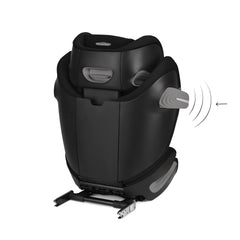 CYBEX Gold Kindersitz Solution S2 i-Fix, Für Autos mit und ohne ISOFIX, 100 - 150 cm, Ab ca. 3 bis 12 Jahre (15 - 50 kg), Lava Grey