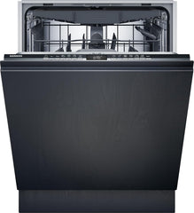 Siemens SN43ES14VE, iQ300 Smarter Geschirrspüler, Unterbau-Spülmaschine mit Besteckschublade, 60 cm, automatische Türöffnung dank autoOpen dry, besonders leise mit iQdrive-Motor, aquaStop, Edelstahl