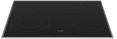 Beko BBSM12340X Einbau-Backofen-Set, zwei autarke Geräte: Induktionskochfeld mit 4 Kochzonen, Backofen mit 8 Heizarten, 72 l Garraum-Volumen, Kindersicherung, Sensortasten, Schwarz/Edelstahl