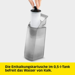 Krcher Dampfreiniger SC 3 Upright EasyFix, Aufheizzeit: 0,5 min., Flchenleistung: ca. 60 m, Tank: 0,5 l, Heizleistung: 1.600 W, mit Bodendüse, Bodentuch, Teppichgleiter, Entkalkungskartusche