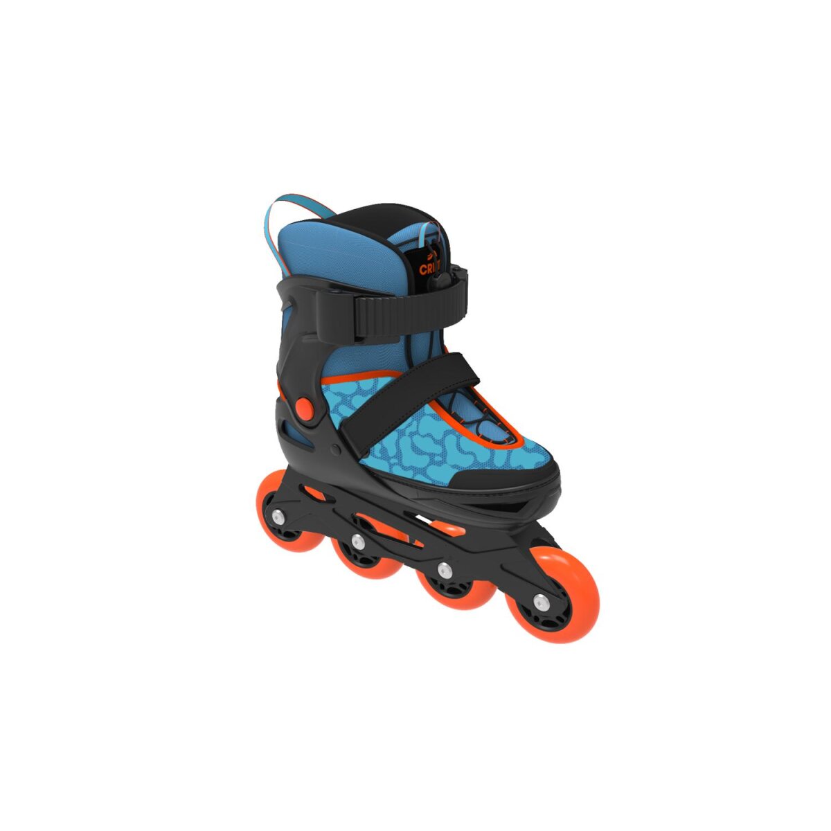 CRIVIT Kinder-Softboot-Inlineskates, mit Anziehhilfe und Tragegriff (Blau, 29-33) - B-Ware gut
