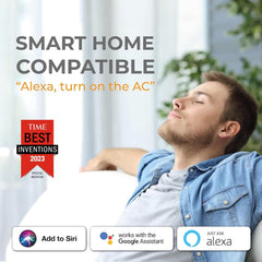 Sensibo Sky, kabellose  e Steuerung für Klimaanlagen. Schnelle & einfache DIY-Installation. Komfort dank energieeffizienter Thermostat-Control-App. Kompatibel mit Google, Alexa & Siri