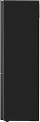 LG GBV22NCCEP Kühl-/Gefrierkombination – Smart Inverter Compressor, Total No Frost, Modern Flat Door Design, Matt Schwarz Metallic, Energieeffizienz A