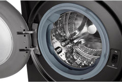 LG F4WV7080, Klasse A, Frontlader-Waschmaschine 8 kg, 1400 U/Min, AI Direct Drive, Wi-Fi, Tiefenreinigung mit Dampf, Große Kapazität, TRIPLE A, Außentür aus Sicherheitsglas, 62 x 60 x 85 cm ꟷ Weiß