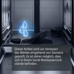 Siemens SN43ES14VE, iQ300 Smarter Geschirrspüler, Unterbau-Spülmaschine mit Besteckschublade, 60 cm, automatische Türöffnung dank autoOpen dry, besonders leise mit iQdrive-Motor, aquaStop, Edelstahl