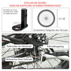HOMCOM Fahrradanhänger Lastenanhänger faltbar große Transportbox