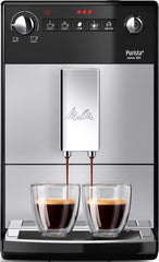 Melitta Purista - Kaffeevollautomat mit Lieblingskaffee-Funktion, Kaffeemaschine mit Mahlwerk und 3-stufig einstellbarer Kaffeestärke, für Kaffee und Espresso, schwarz