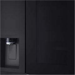 LG GSGV81PYLL Side by Side Kühlschrank, Klasse E, 635 L, Instaview, Kühlschrank mit Gefrierfach, Eis-, Crushed Ice- Wasserspender, Total NoFrost, Smart Inverter Kompressor, Wi-Fi