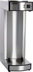 Saro Thermo Kaffeemaschine mit Korbfilter und Thermoskanne Industriekaffeemaschine mit Pumpkanne (2,2 Liter, ca. 10 Tassen Kaffee, Brüh- & Warmhaltefunktion), silber