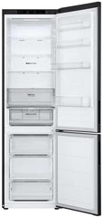 LG GBV22NCCEP Kühl-/Gefrierkombination – Smart Inverter Compressor, Total No Frost, Modern Flat Door Design, Matt Schwarz Metallic, Energieeffizienz A