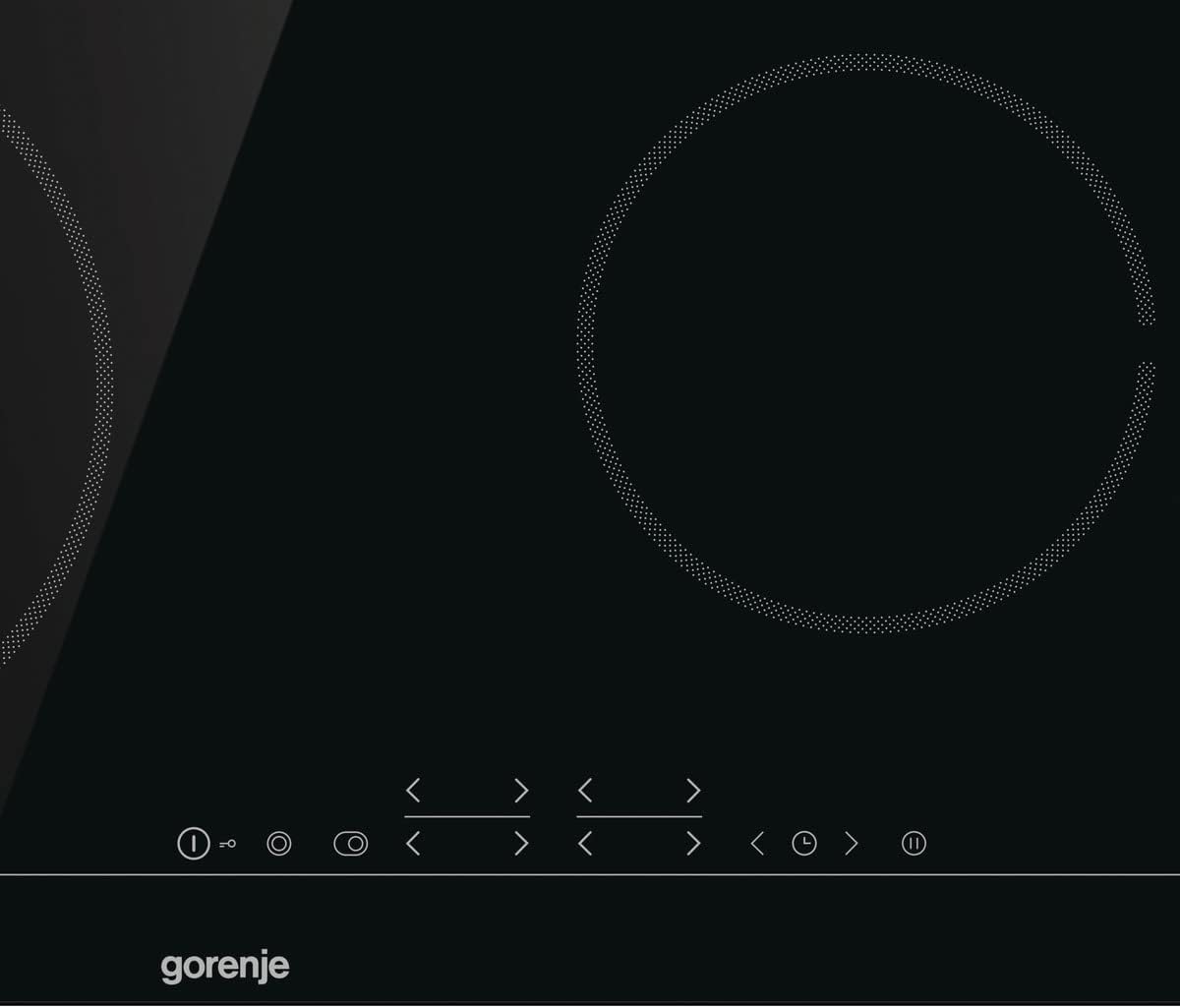 Gorenje GI6401BCE Induktions-Kochfeld / 60 cm/TouchControl/PowerBoost/Timer/ChildLock/Restwärmeanzeige/Schwarz