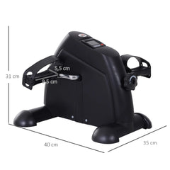 HOMCOM Mini Bike Pedaltrainer mit LCD-Display, verstellbarer Widerstand