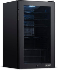 Getränkekühlschrank | Freistehender Kühlschrank für 126 Dosen mit Glastür mit Scharnier rechts | Mini-Getränkekühlschrank, perfekt für Bier, Wein, Limonade und kühlere Getränke