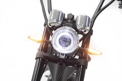 Mangosteen M1P Elektro-Chopper in Mattgrün – 2000W Bürstenloser Motor, 60 km/h Hchstgeschwindigkeit
