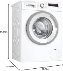 BOSCH WAN28127 Waschmaschine Serie 4, Frontlader mit 8kg Fassungsvermögen, 1400 UpM, Iron Assist, Active Water Plus, EcoSilence Drive, Speed Perfect, Weiß, 60cm