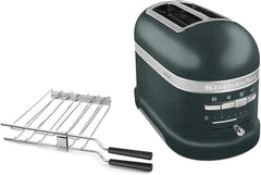 KitchenAid Toaster für 2 Scheiben mit Sandwich-Zange | Artisan | Retro Toast Machine | Verschiedene Funktionen und Bräunungsstufen | Grün