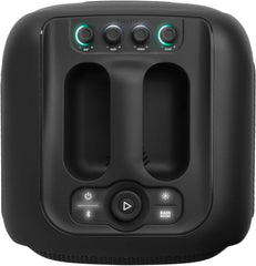 JBL PartyBox Encore – Tragbarer Party-Lautsprecher für drinnen und draußen – Mit eingebauten Lichtern, IPX4-Design und tiefem Bass – 10 Stunden Laufzeit – Schwarz