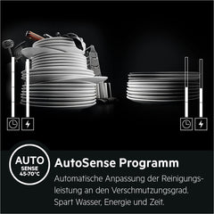 AEG Vollintegrierter Geschirrspüler 60cm, Spülmaschine Serie 7000: mit Glasschutz, Energieklasse A, Besteckschublade, personalisierte Zeit-Steuerung, leise 41dB, ComfortRails, Wasserstopp, FSE7676AP