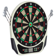 HOMCOM Elektronische Dartscheibe 18 Spiele 8 Spieler LCD Display