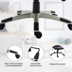 HOMCOM Bürostuhl höhenverstellbar 360° drehbar