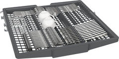 Siemens SN43ES14VE, iQ300 Smarter Geschirrspüler, Unterbau-Spülmaschine mit Besteckschublade, 60 cm, automatische Türöffnung dank autoOpen dry, besonders leise mit iQdrive-Motor, aquaStop, Edelstahl