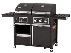 tepro Kohle-Gas-Grill »Toronto Kombi«, 8,7 kW Leistung, 3 Edelstahlbrenner, 2 Ablagen