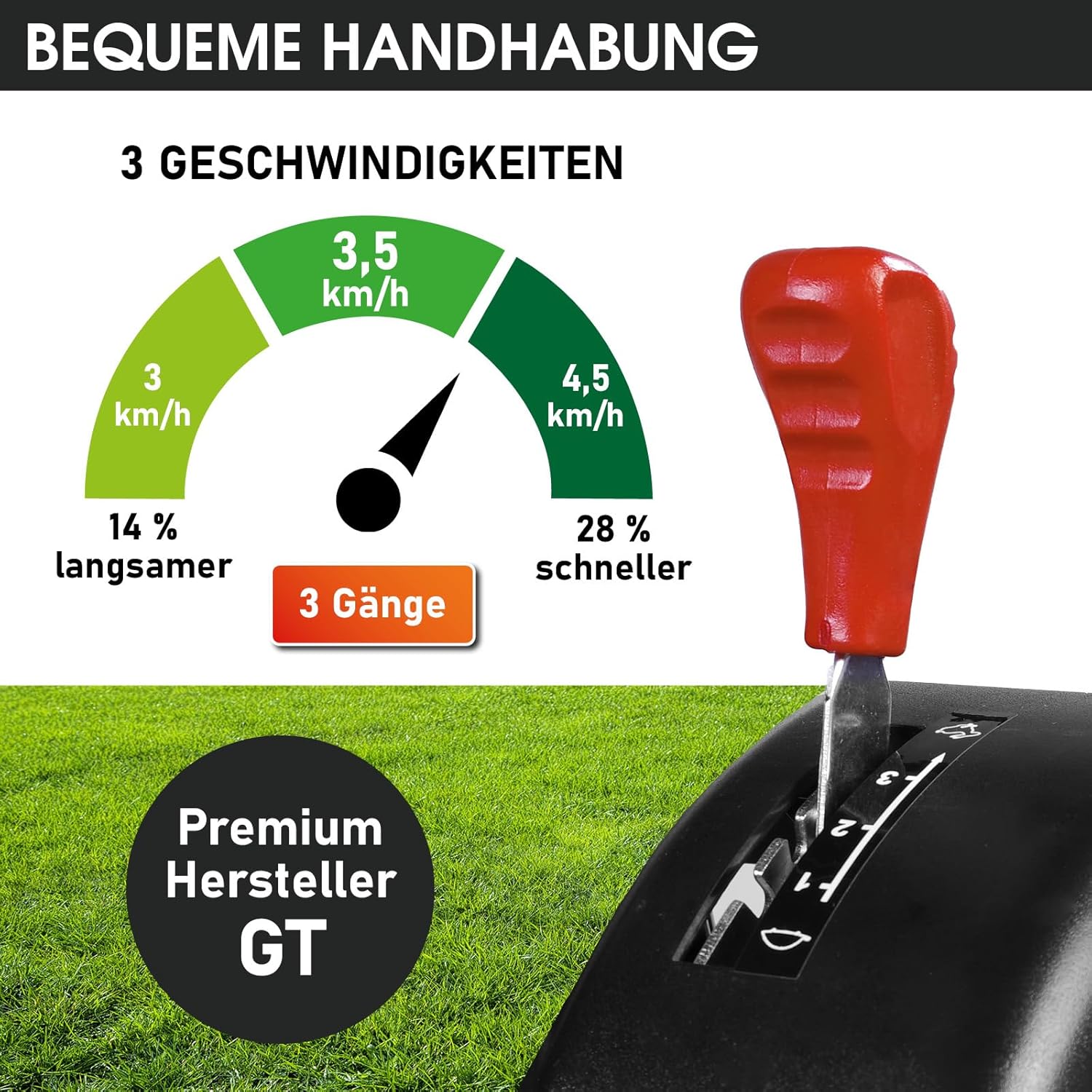 BRAST® Benzin Rasenmäher mit Antrieb | 5,2kW (7PS) | 55cm Schnittbreite | viele Modelle | TÜV | 30-80mm Schnitthöhe | 60L Fangkorb | 4 Takt OHV Motor | Stahlgehäuse | Power